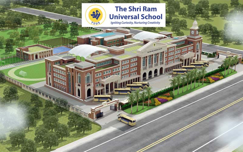 The Shri Ram Universal School logo